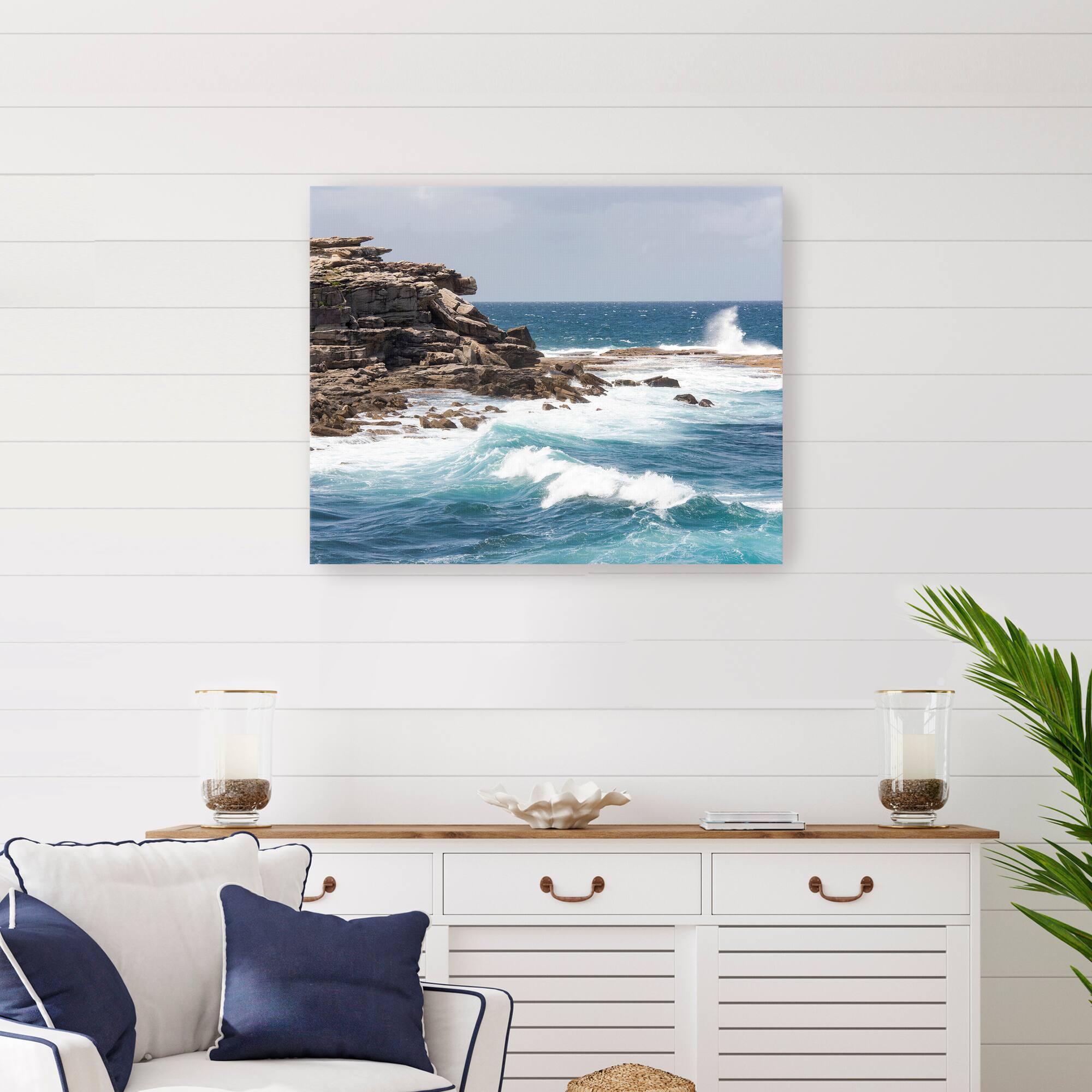 Clovelly Bay Canvas Giclee